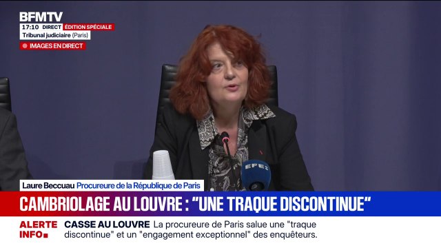 Casse au Louvre: la procureure de la République de Paris détaille le profil des deux suspects