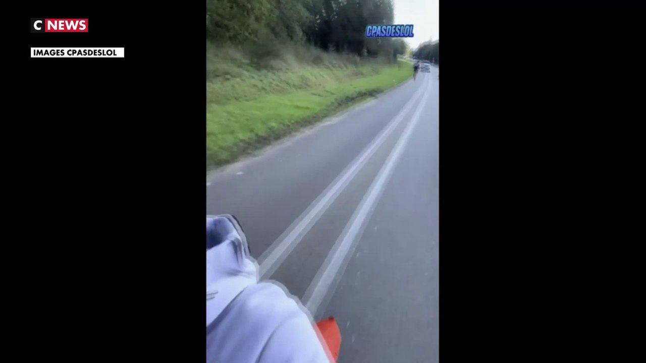 Refus d'obtempérer : une course-poursuite filmée entre la police et un motard