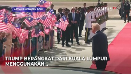 Trump Tinggalkan Malaysia usai Hadiri KTT ASEAN, Lanjutkan Lawatan ke Jepang