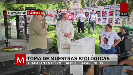 Realizan toma de muestras biológicas en Guerrero para identificar a desaparecidos