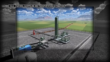 Gas Pipeline 3D Animation