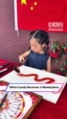 Mesmerizing Sugar Art: Dragons and Fish Come to Life 🍬🐉|| Heartsome 💖