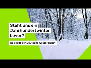 Steht uns ein Jahrhundertwinter bevor? Das sagt der Deutsche Wetterdienst