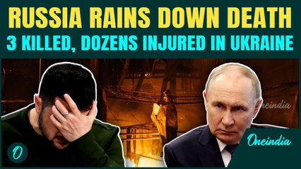 Russia-Ukraine War: 101 Drones, Ballistic Missiles Rain Hellfire on Kyiv|3 KILLED as Putin UNLEASHES