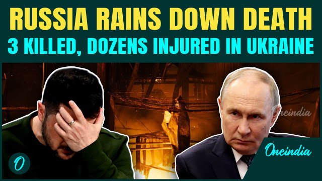 Russia-Ukraine War: 101 Drones, Ballistic Missiles Rain Hellfire on Kyiv|3 KILLED as Putin UNLEASHES