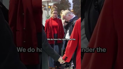 Water company CEO placed under citizen's arrest by group of women activists