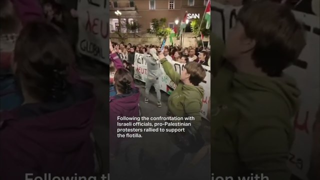 Israel intercepts flotilla carrying pro-Palestinian activists, Thunberg