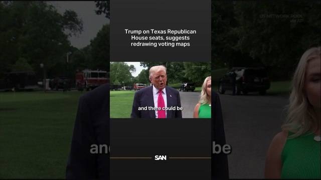 Trump pushes Texas redistricting to secure GOP House majority