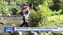 3 Tahun Jembatan Rusak, Siswa di Mamasa Harus Seberangi Sungai Demi ke Sekolah