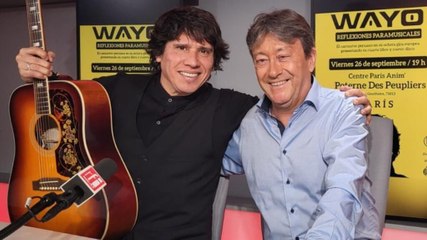 El cantautor peruano Wayo, parada en París de su gira europea