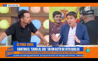¡Cojan palomitas! Pablo Iglesias y Jesús Cintora se calientan como nunca con un cruce bestial de navajazos dialécticos en TVE