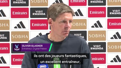 Crystal Palace - Glasner complètement sous le charme d'Arsenal et de son projet