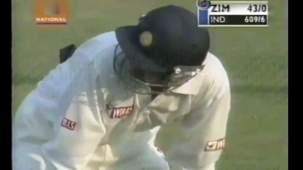 Ajit Agarkar brilliant Runout Gavin Rennie 2nd Test, Nagpur, November 25 - 29, 2000