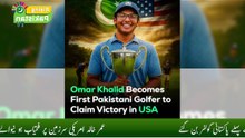 Umer Khalid Becomes the First Pakistani Golfer to Win in the United States!