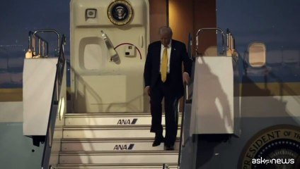 Trump arrivato in Giappone, ottimista su un accordo con la Cina