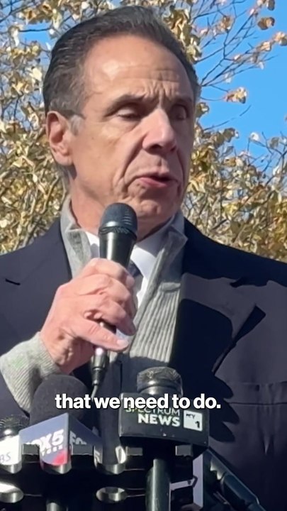 NYC mayoral candidate Andrew Cuomo attends Kew Gardens rally in support of Israel