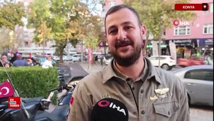 Motosikletle umre yolculuğunu tam 15 bin kilometreyle tamamladı