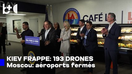 L'Ukraine attaque la Russie avec près de 200 drones