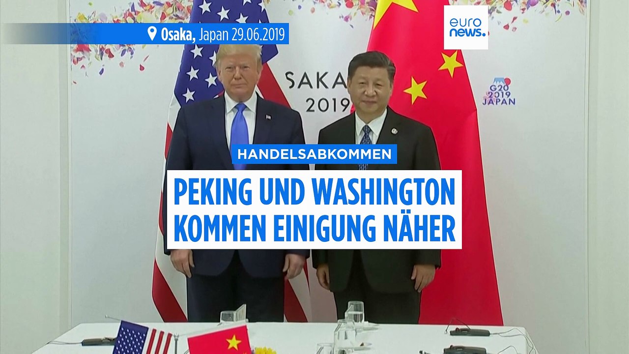 Handelsabkommen zwischen den USA und China vor Treffen zwischen Trump und Xi in greifbarer Nähe