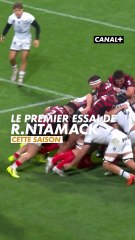 En grande forme, Romain Ntamack débloque son compteur d’essais cette saison lors de la victoire face à Toulon