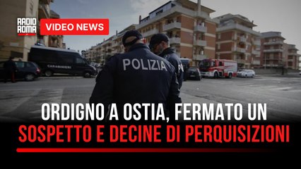 Ordigno a Ostia, fermato un sospetto e decine di perquisizioni