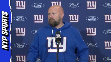 Daboll says the Giants "came up short" in todays loss to the Eagles