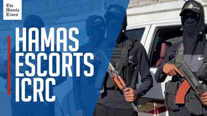 Hamas escorts International Committee of the Red Cross through Khan Yunis