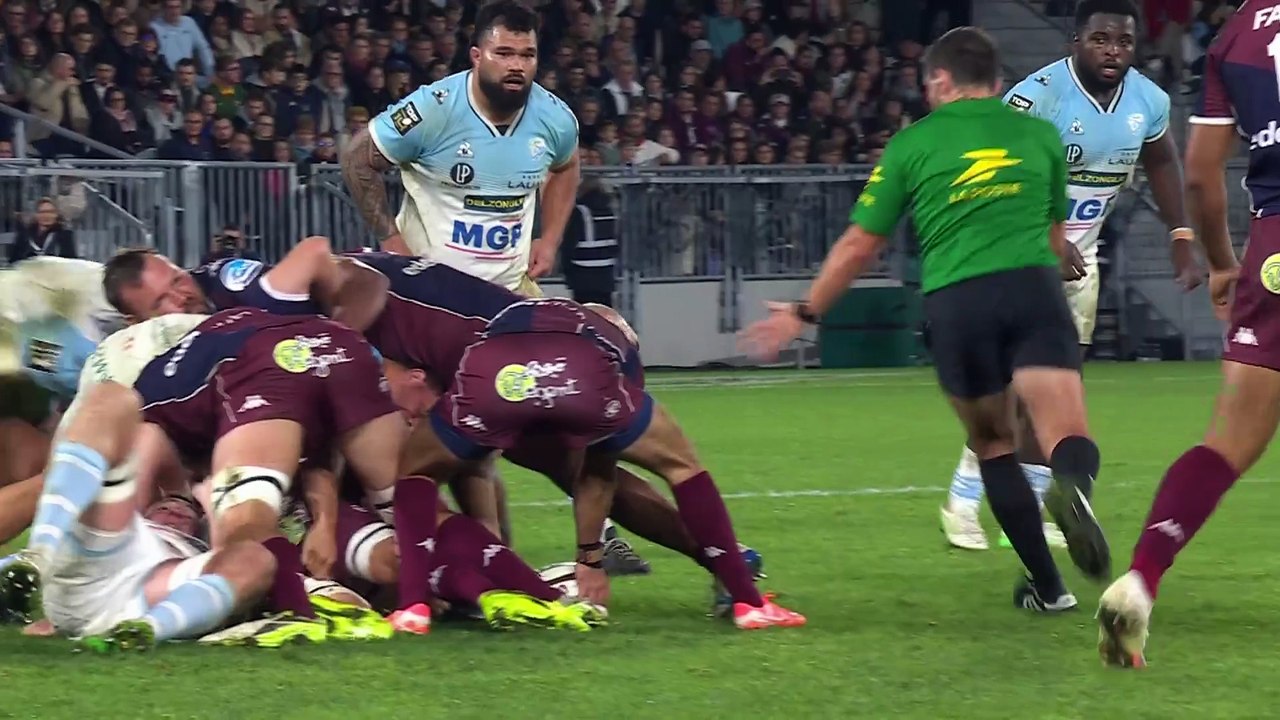 TOP 14 - Essai de Damian PENAUD 2 (UBB) - Union...