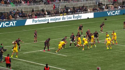 TOP 14 - Essai de Ihaia WEST (SR) - LOU Rugby - Stade Rochelais