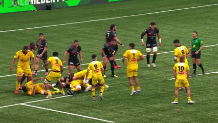 TOP 14 - Essai de Davit NINIASHVILI (SR) - LOU Rugby - Stade Rochelais