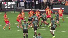 TOP 14 - Essai de JT Jackson (USM) - US Montauban - USA Perpignan