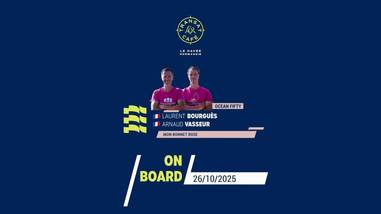 TRANSAT CAFÉ L'OR Le Havre Normandie 2025 - Ça bombarde à 30 noeuds sur Mon Bonnet Rose