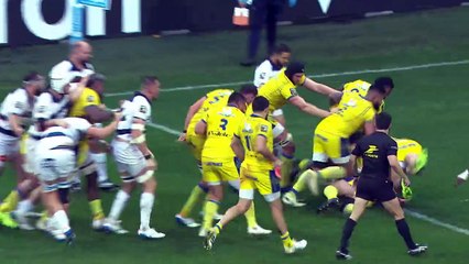 TOP 14 - Essai de Etienne FALGOUX (ASM) - ASM Clermont - Castres Olympique