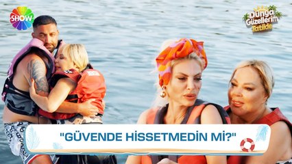 Safiye Soyman'ın su sporu maceraları-Dünya Güzellerim Tatilde 1. Bölüm