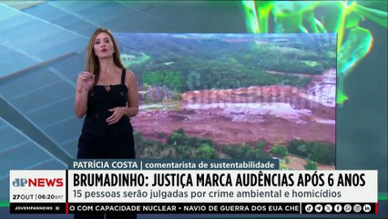 Brumadinho: Justiça marca audiências de processo criminal da Vale | JP SUSTENTÁVEL