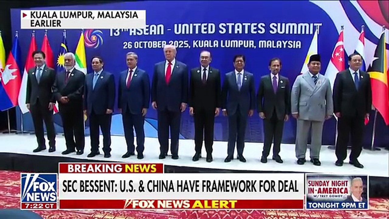 JUST IN: U.S., China agree to framework of trade deal