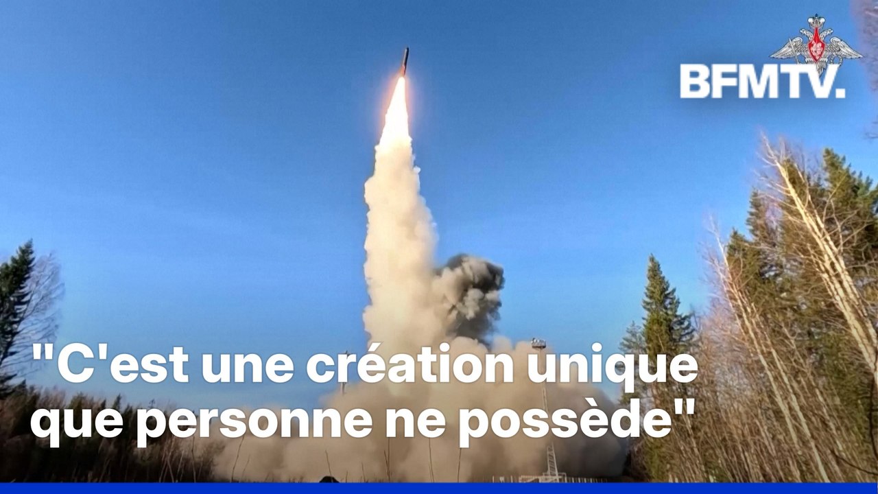 Vladimir Poutine annonce l’essai final réussi d’un missile à propulsion nucléaire qui aurait une "portée illimitée"