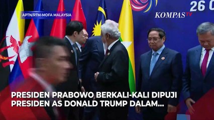 Deretan Pujian Donald Trump ke Prabowo di Forum Internasional, Teranyar KTT ke-47 ASEAN
