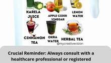 10 drinks and juices to lower blood sugar levels quickly