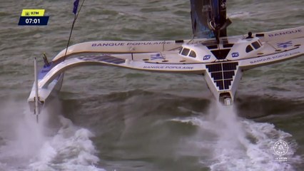 Armel Le Cléac'h raconte l'avarie de Banque Populaire - Voile - Transat Café L'Or