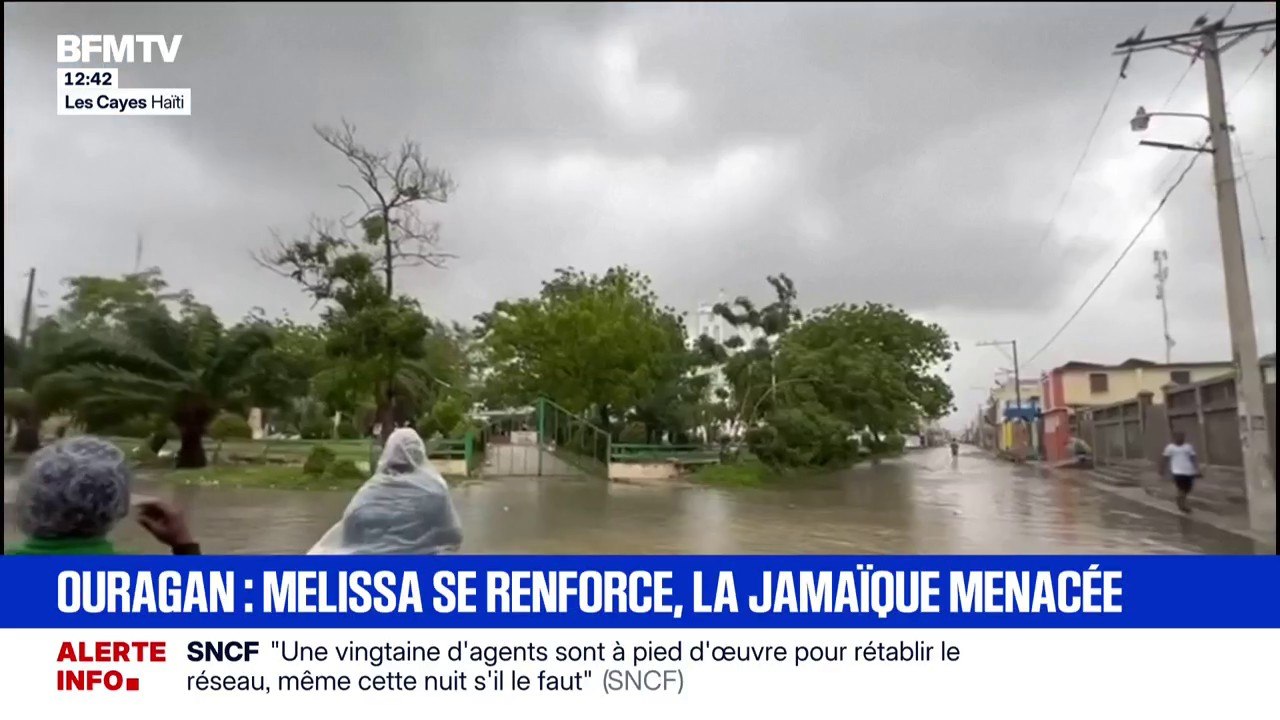 Ouragan Melissa: la Jamaïque s'attend à des inondations "catastrophiques"