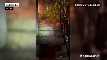 Widespread flooding, winds and lightning hit Florida