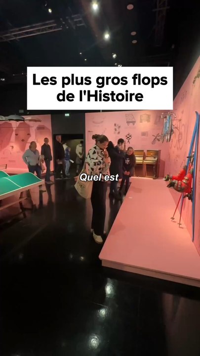 Échouer… c’est souvent le premier pas vers la réussite ! Ça donne de l’espoir 😁 L’expo « Flops ?! » jusqu’au 17 mai au Musée des Arts et Métiers à Paris, foncez y !