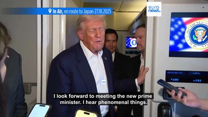 Japan's new PM looks to boost relations with the US as Trump touches down in Tokyo