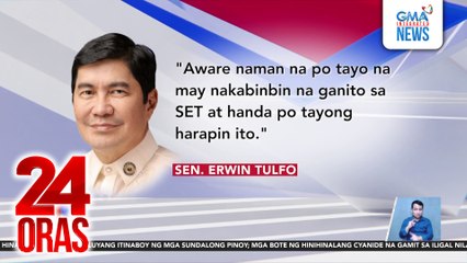Quo warranto petition laban sa isang nakaupong Senador, nakabinbin sa Senate Electoral Tribunal | 24 Oras