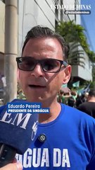 Presidente do Sindágua protesta contra privatização da Copasa