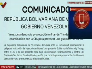 Analista González: Primera ministra de Trinidad y Tobago juega en las lógicas guerreristas de EE. UU.