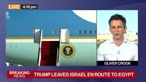 Trump Heads to Egypt After Historic Day in Israel