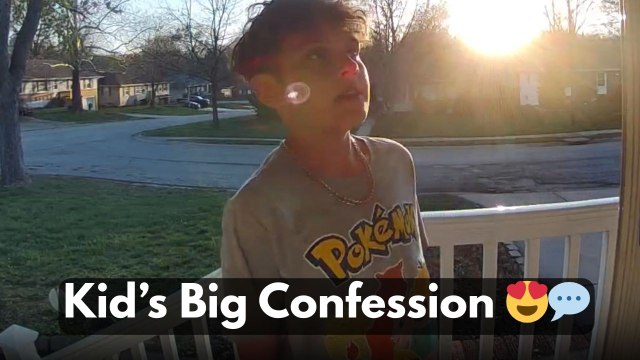 Sweet little boy shares his secret crush with the girl's mom