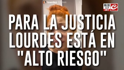 Lourdes Fernández contradice a la justicia y responde: "Estoy muy bien"